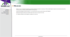 Desktop Screenshot of globis.com